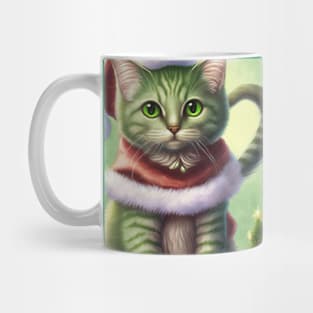 Cute Meowy Christmas cat Mug